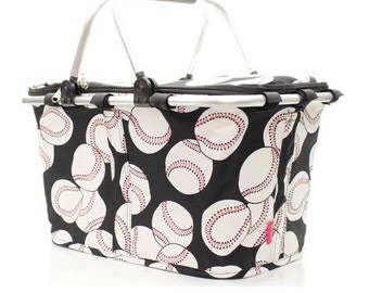 Baseball Insulated Market Tote with free monogram