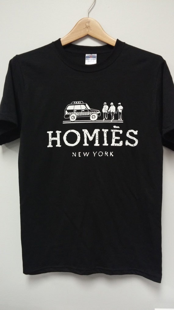 Printed T Shirt Homies New York