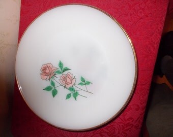 1960's Six Vintage Anchor Hocking Fire King Plates