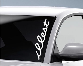 Popular items for illest decal on Etsy