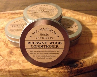 Walnut Oil and Beeswax Wood Conditioner for Cutting Boards