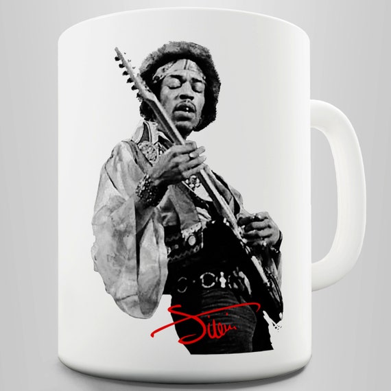 Jimi Hendrix Mug By Twistedenvyuk On Etsy 