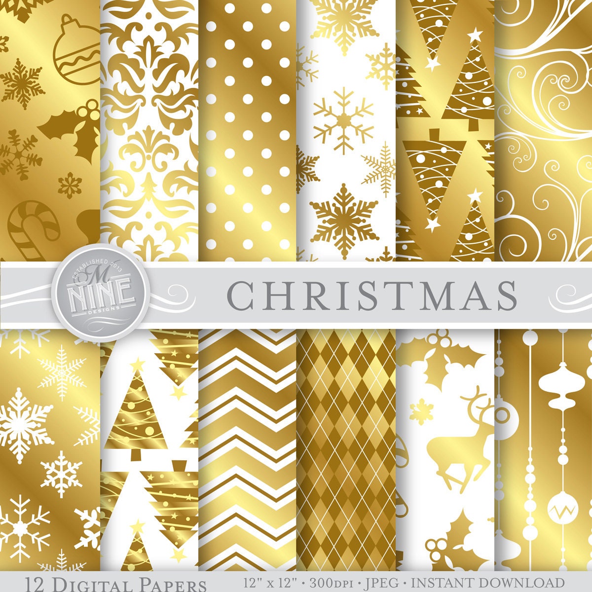 Christmas Pattern Gold | christmas digital paper gold christmas pattern Christmas Pattern Gold | christmas digital paper gold christmas pattern