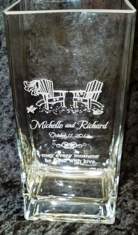Items similar to Wedding Vase with FREE personalization on Etsy