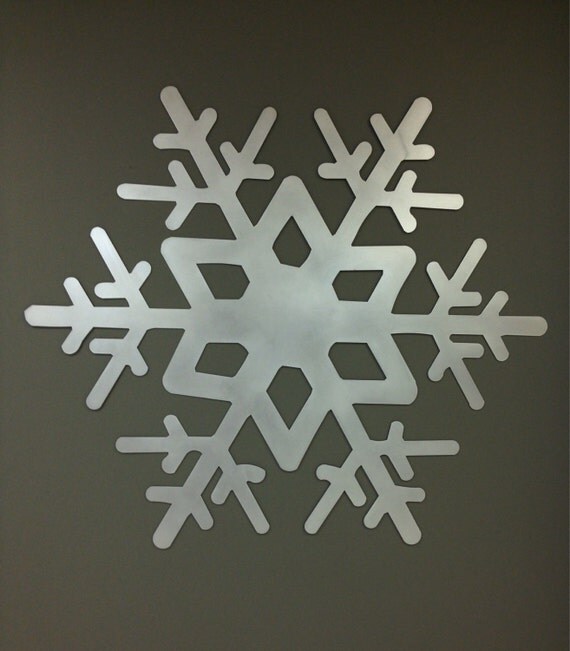 SNOWFLAKE Metal Wall Art 24 diameter