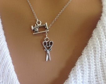 Sewing machine necklace