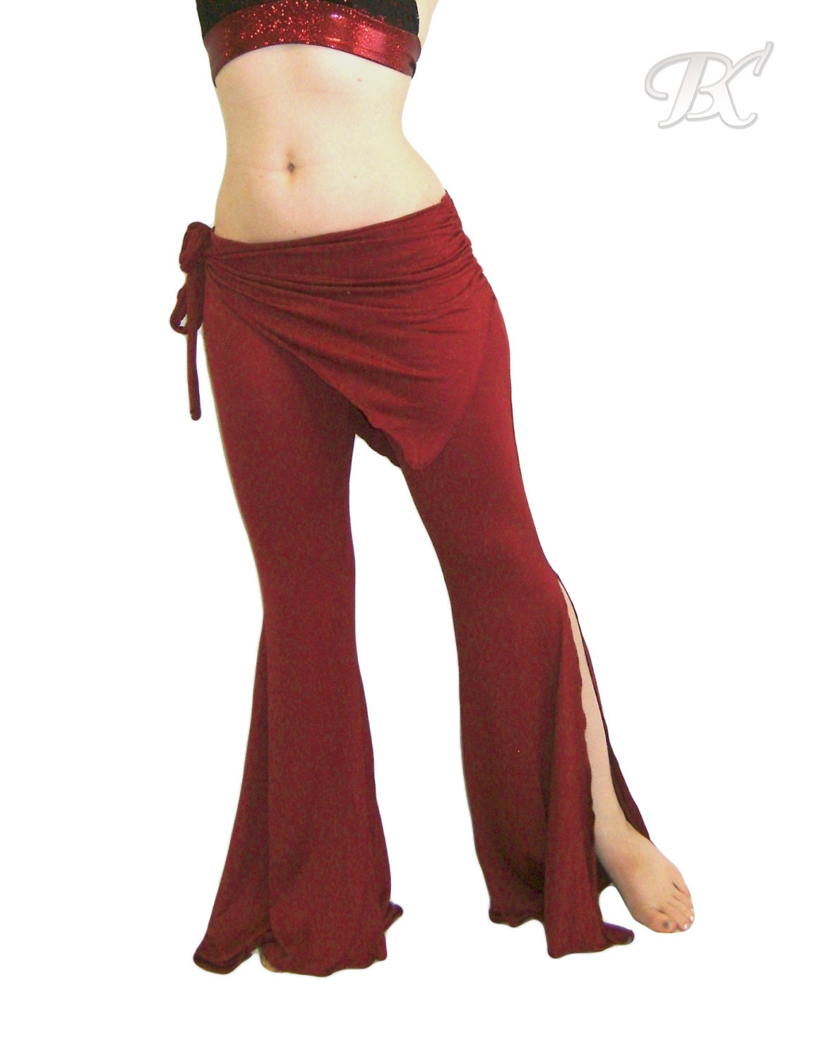 Tribal Belly Dance Pants with Huge Flare and by BellyKreations