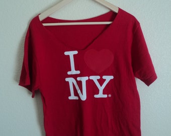 Red I Love New York Tshirt