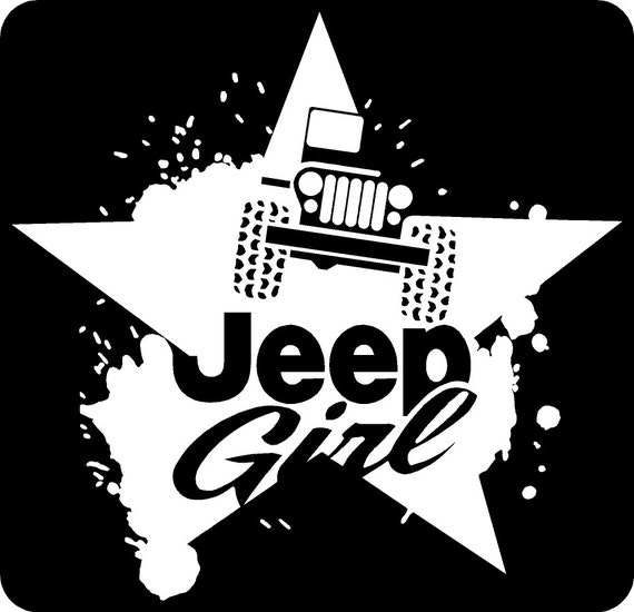 Items similar to JEEP Girl Decals on Etsy