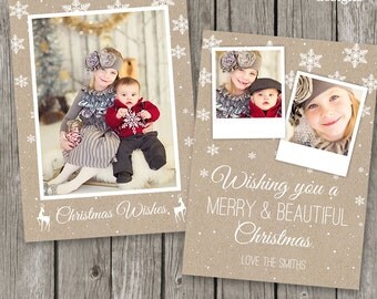 Christmas Card Template for Photographers - CC18