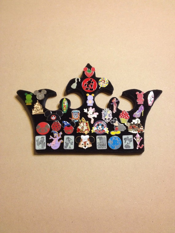 Disney princess crown tiara pin display holder board . Fit 25