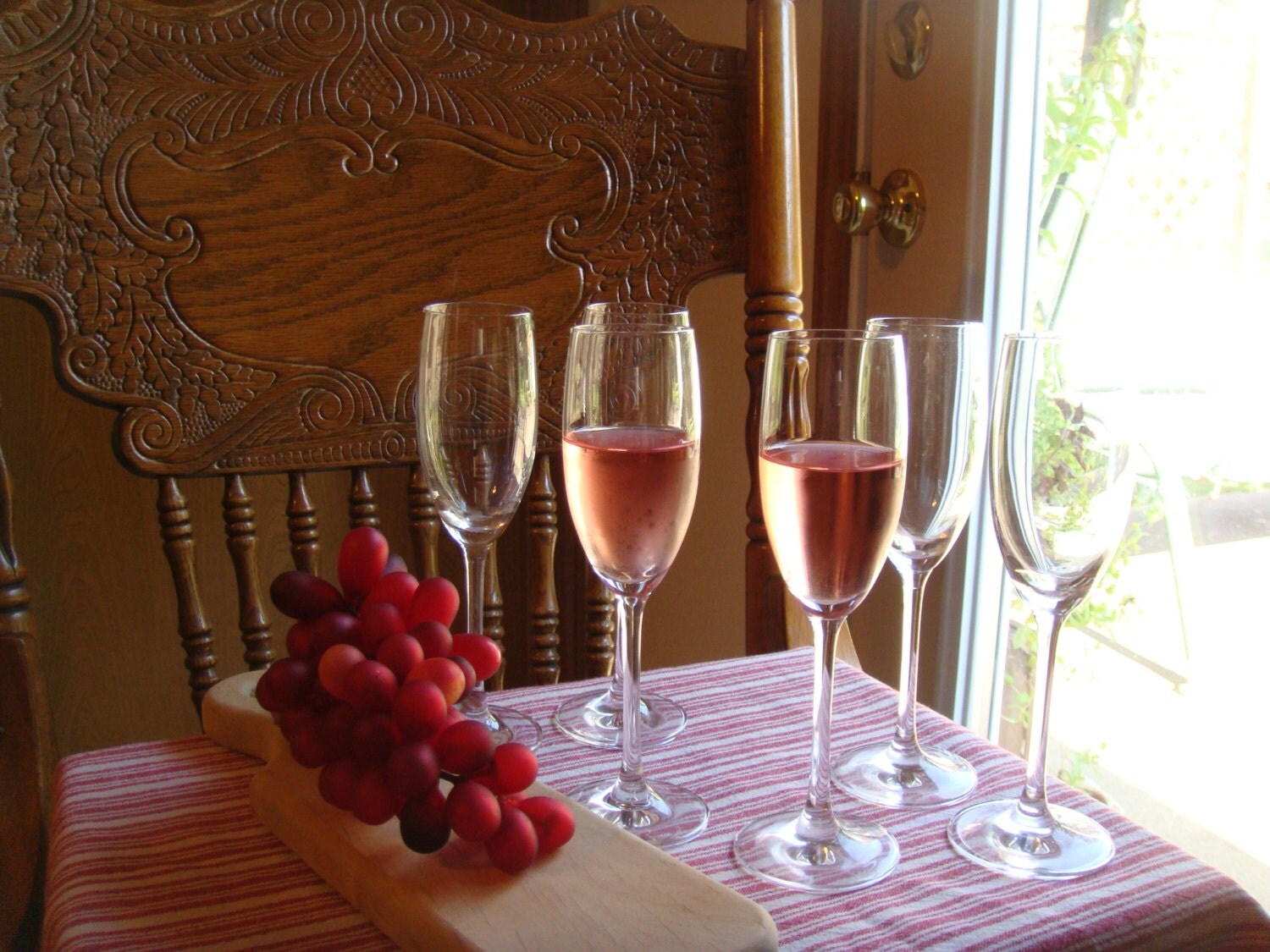 Wine Glasses Wedding Toasting Glasses Bride by LyndaJeansVintage