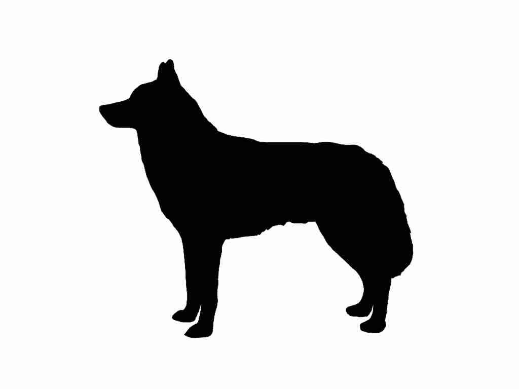 Download Siberian Husky Dog Breed Silhouette Custom Die Cut Vinyl Decal