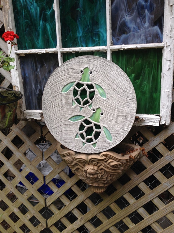 Baby Sea Turtles Stepping Stone BIG 18 by SteppingStoneYardArt