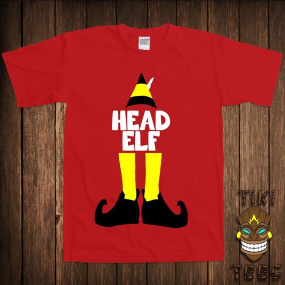 Funny Christmas Tshirt Buddy The Elf Tshirt Tee Shirt Head