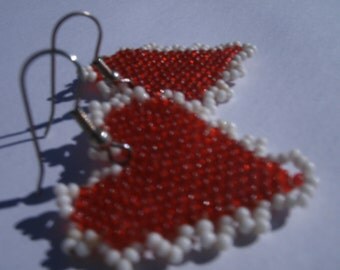 Valentines bmodish Sparkly Heart Earrings