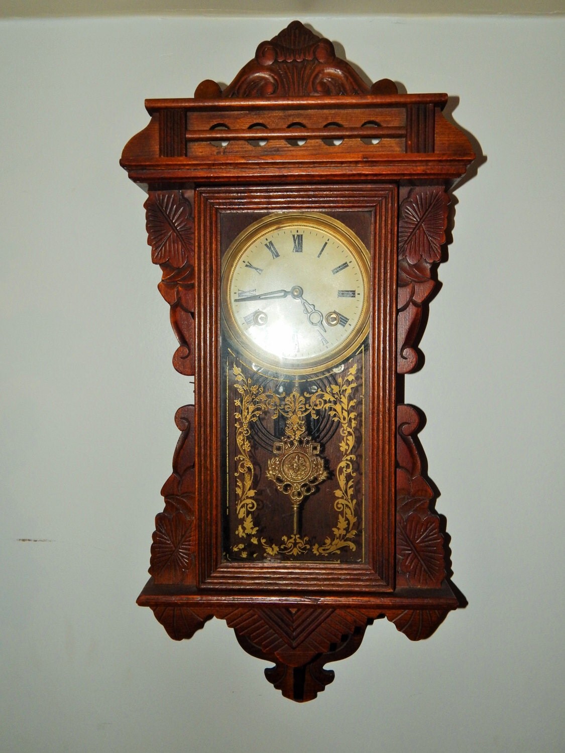 Antique Ansonia Wall Clock. This is a MINT wall by