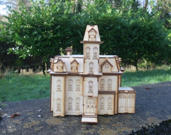 Addams family house paper model Addams family house paper model