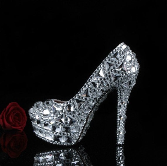 wedding shoes with swarovski crystals