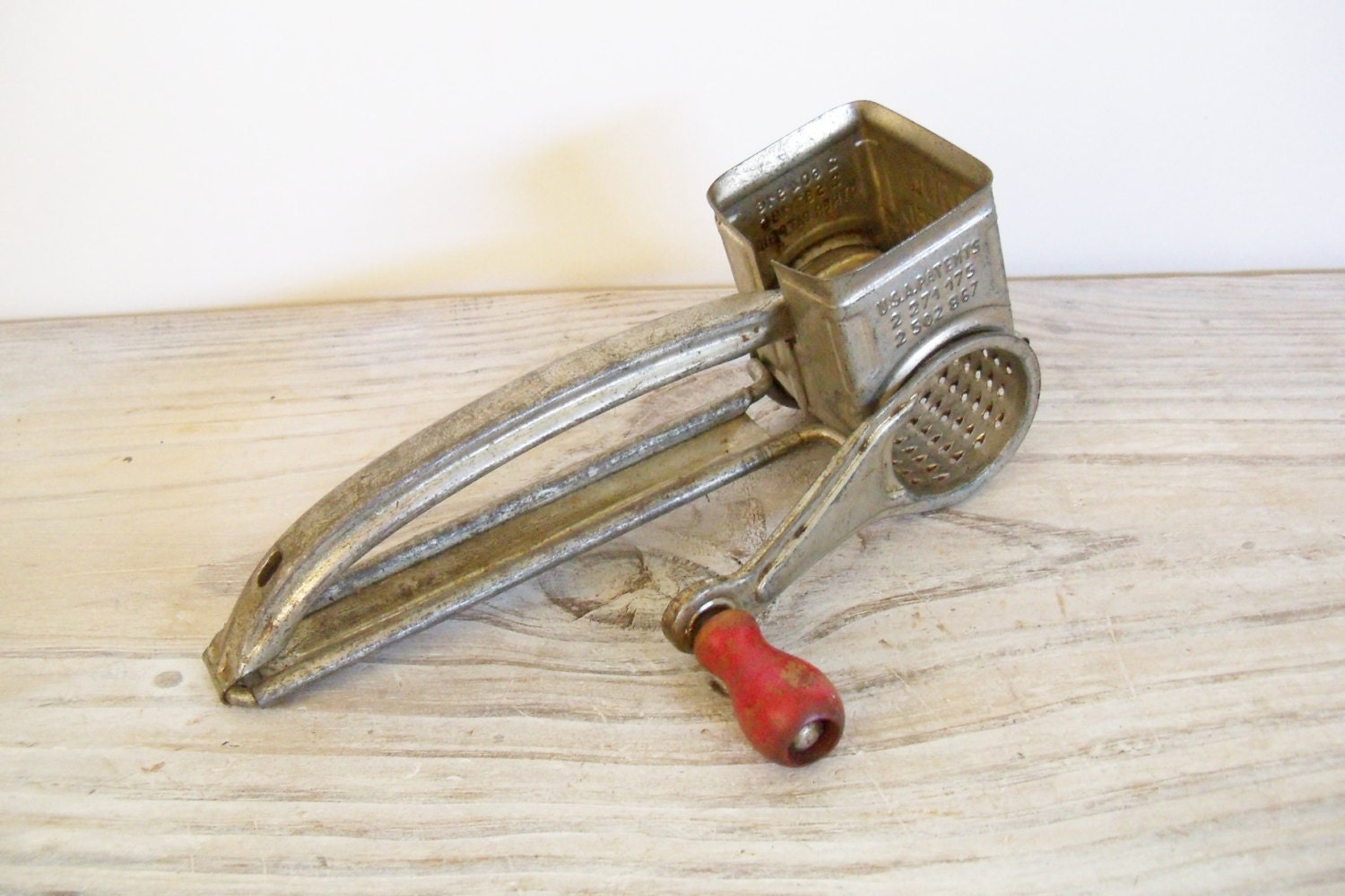 Mouli Grater Food Chopper French Stainless Steel Vintage Nut