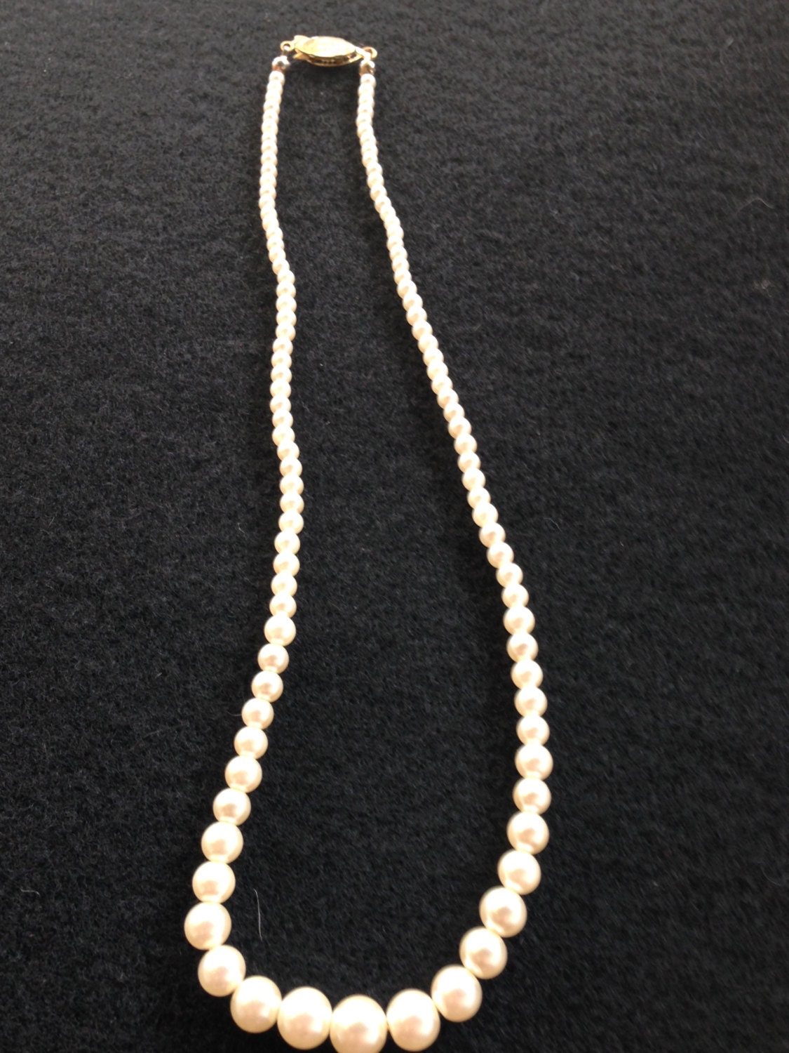 Sarah Coventry Graduated faux pearl necklace