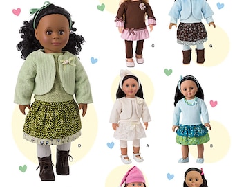 Simplicity Sewing Pattern 1515 18" Doll Wardrobe