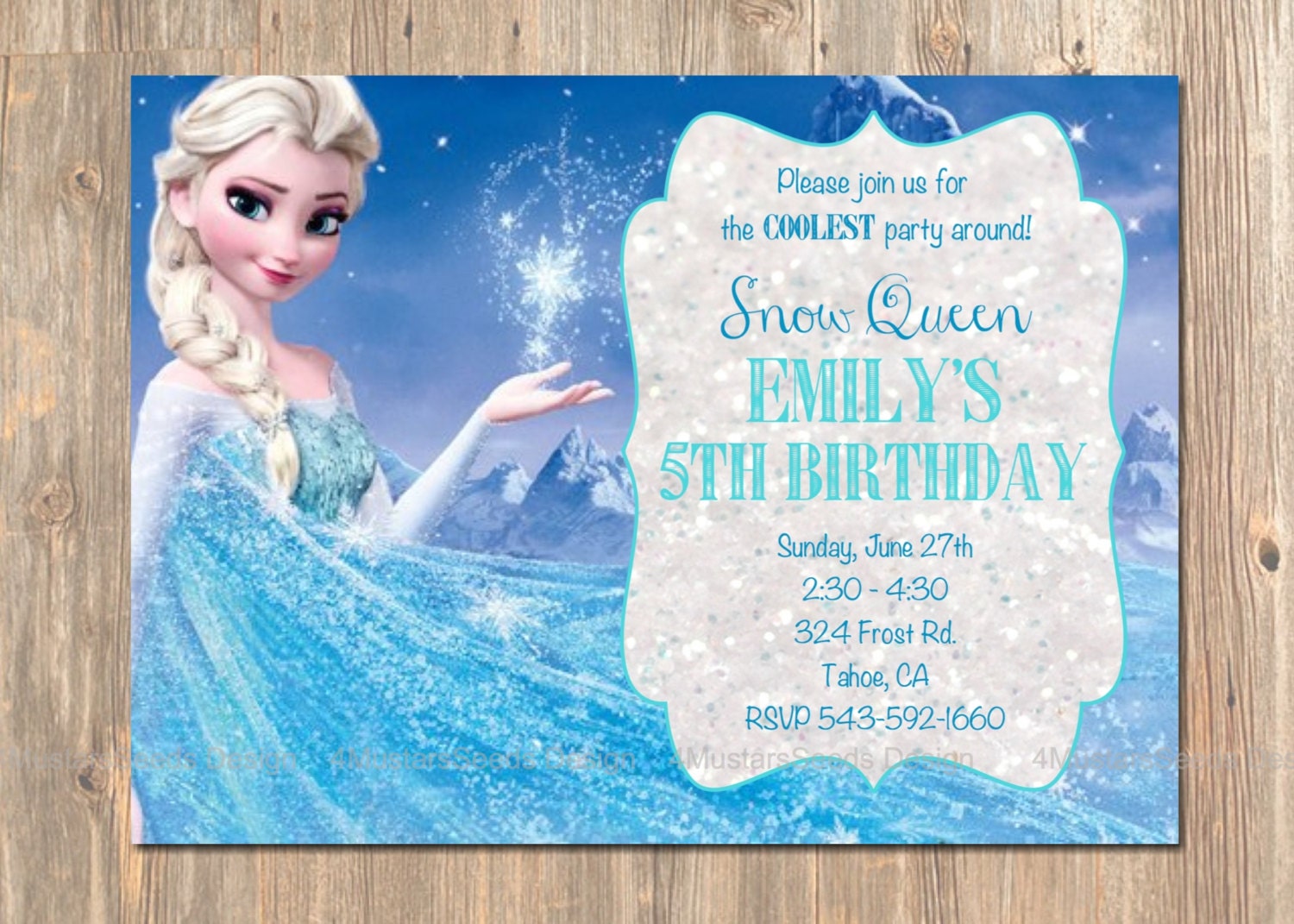 Frozen Birthday Party Invitation Ideas 10