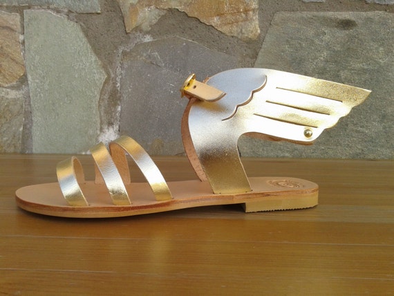 Sandals Ancient Greek handmade Leather HERMES by MagusLeather