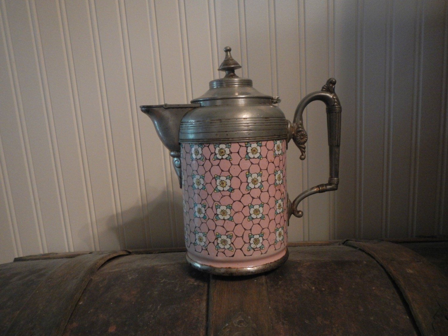 Antique pewter coffee pot Clearance