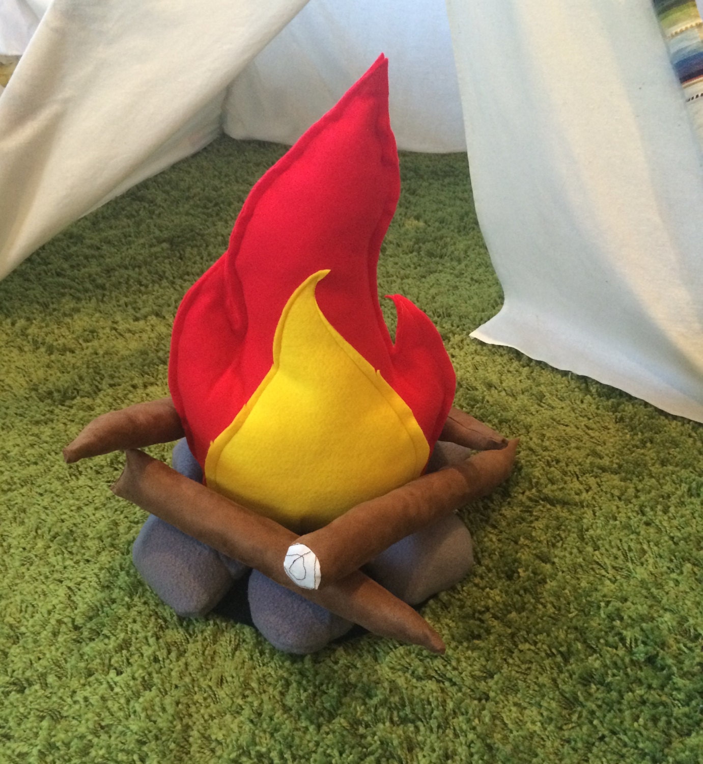 Campfire Kit. Includes Campfire Twigs Stones by LittleTipiStudio