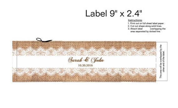 VINTAGE WATER BOTTLE LABELS Bottle