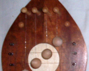 Handmade Wood Door Harp - Teardrop