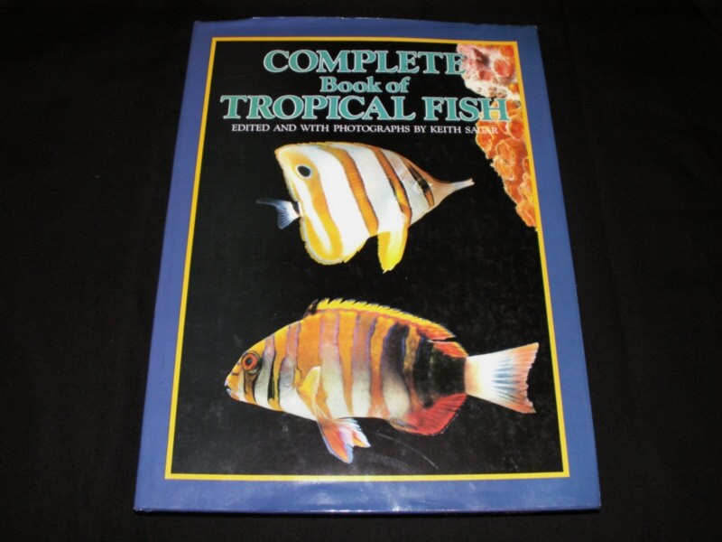 Vintage Tropical Fish Book Complete Book of Tropical Fish