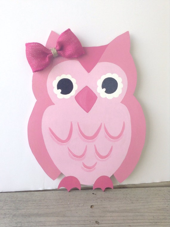 Owl door decoration Owl sign nursery room by MoniLulis
