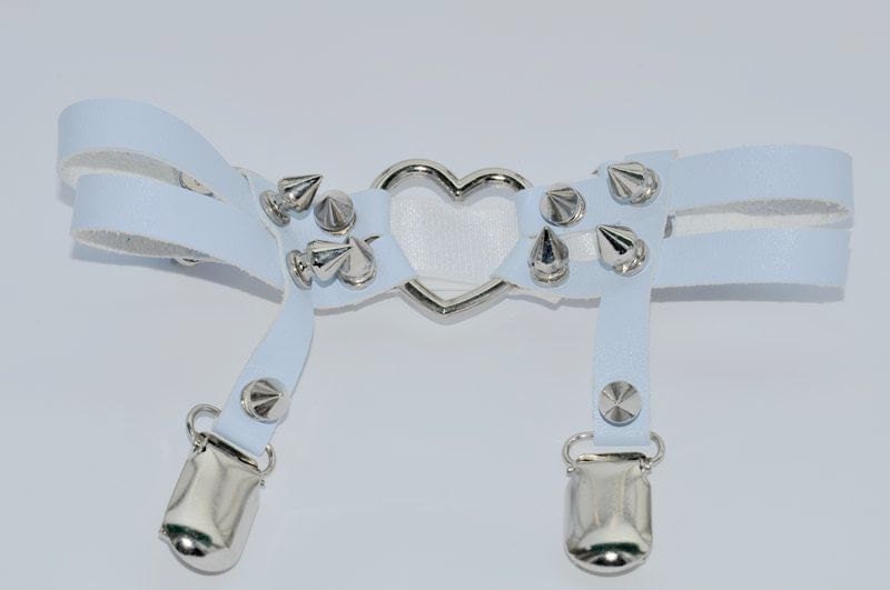 Punk Garter Belt Love Heart Garter Belt Rivet Garter Belt