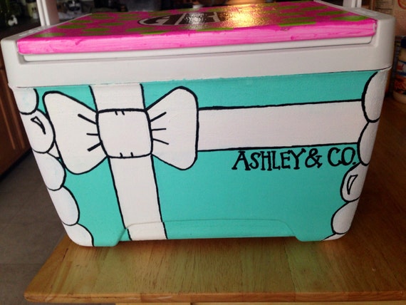 Hand Painted Cooler