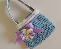 Popular items for crochet girls purse on Etsy