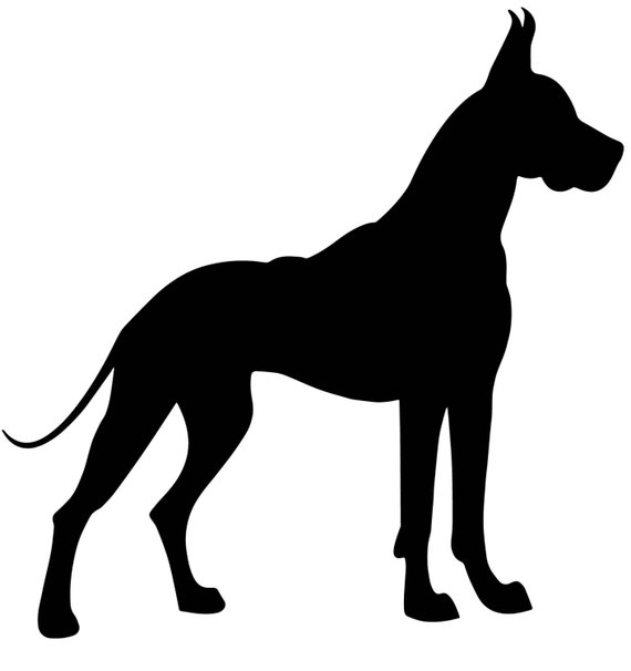 Great Dane Vinyl Decal