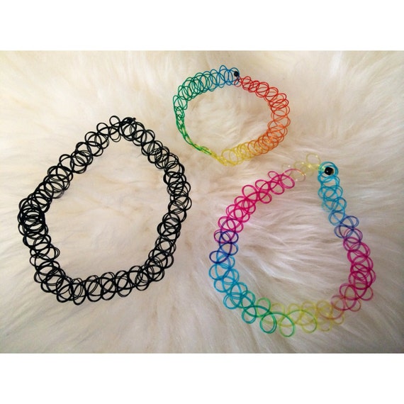 items similar to choker necklace bracelet ring items similar to choker necklace bracelet ring