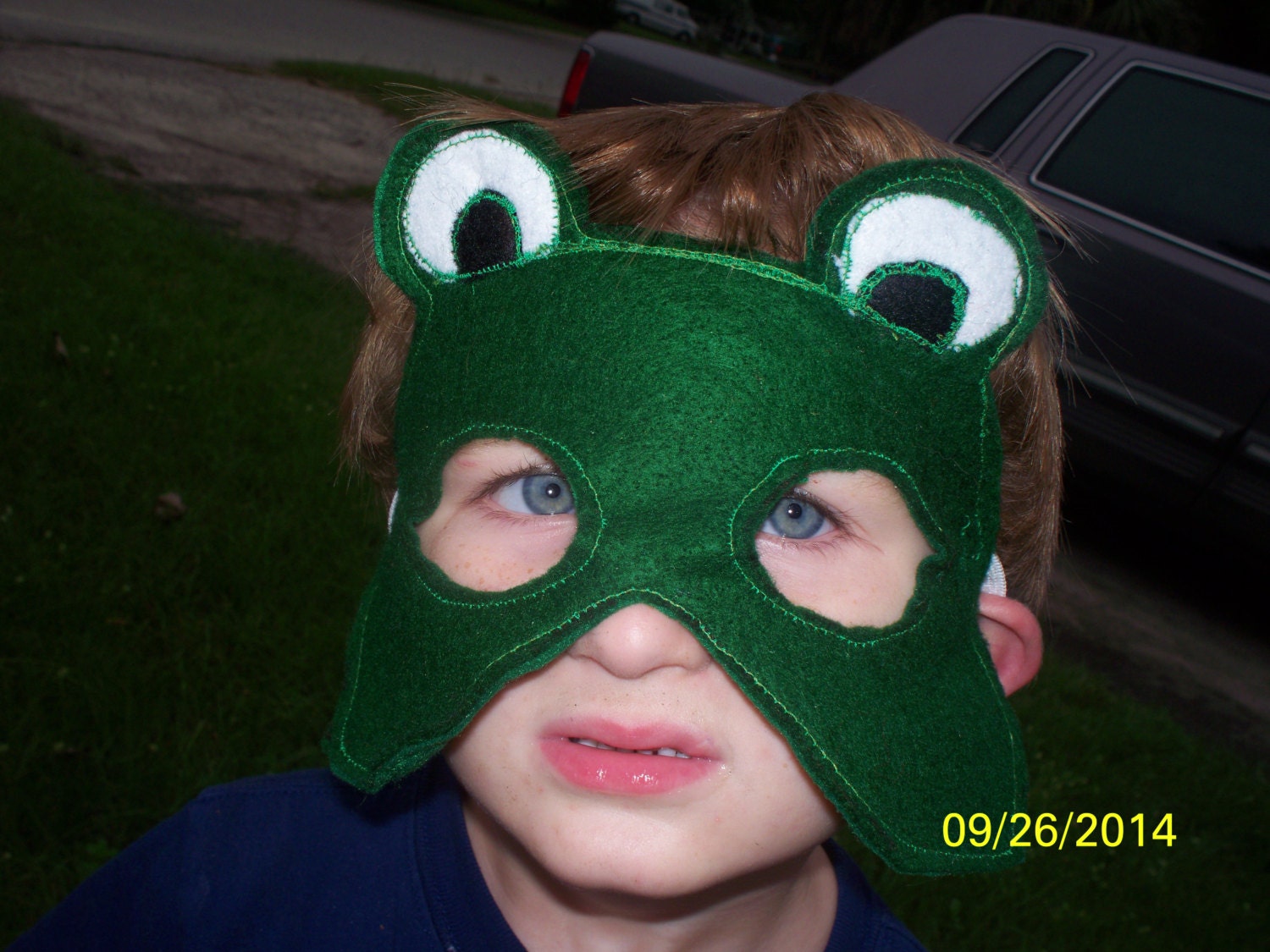 Children's Custom Order Frog Mask frogman Mask frogie