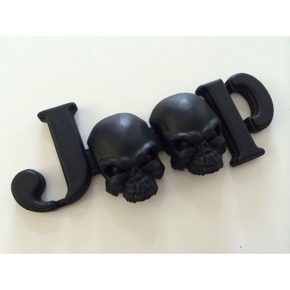 Items similar to Custom Jeep 3D skull or PUNISHER or ZOMBIE Head in ...