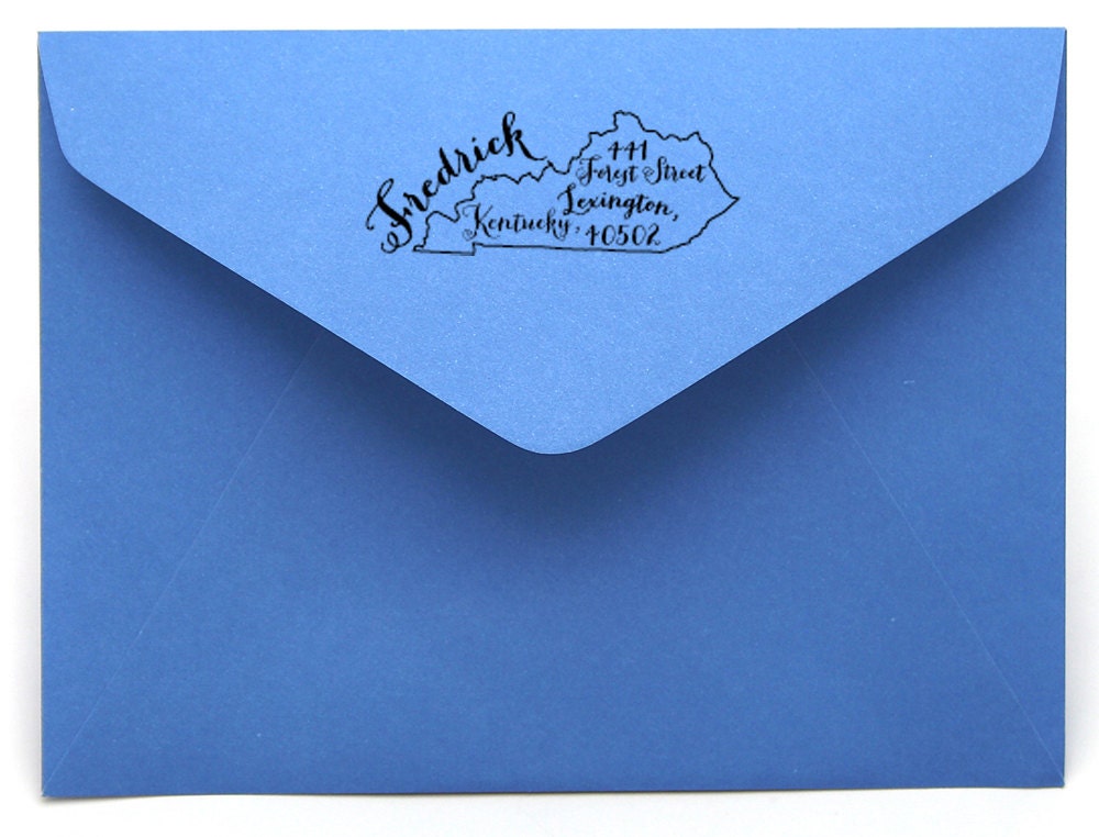 Kentucky Personalized Return Address State by magnoliacreativeco