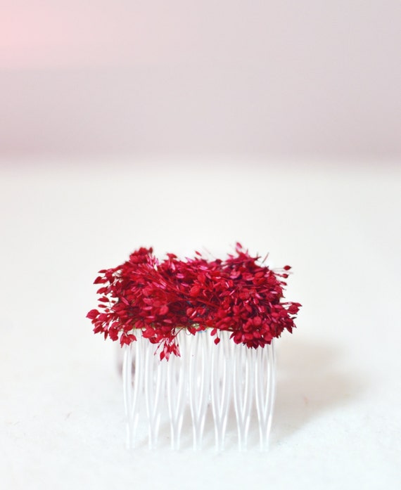 Natural Rustic Bride Hair Pick Boho Bride Dried by littlehoneypies