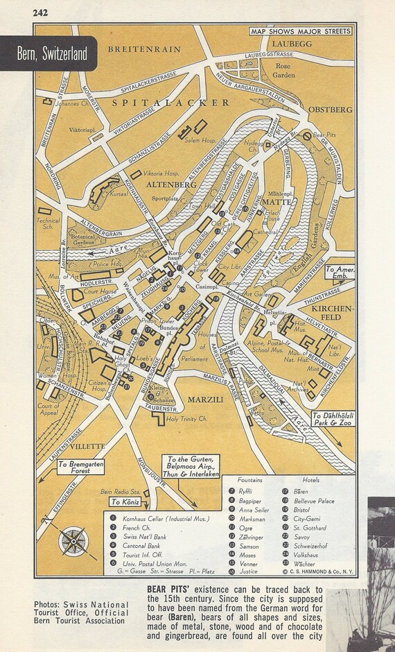 Street map Bern Switzerland pdf