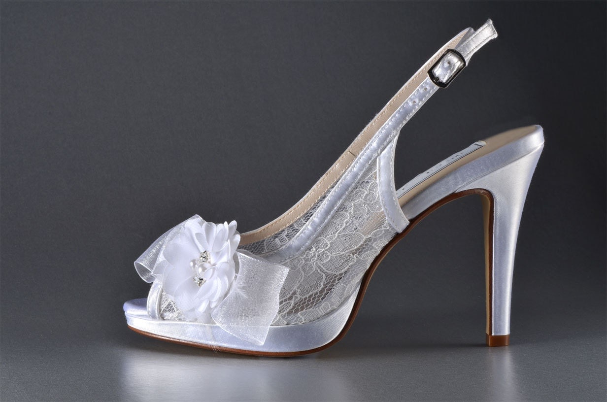 slingback wedding shoes