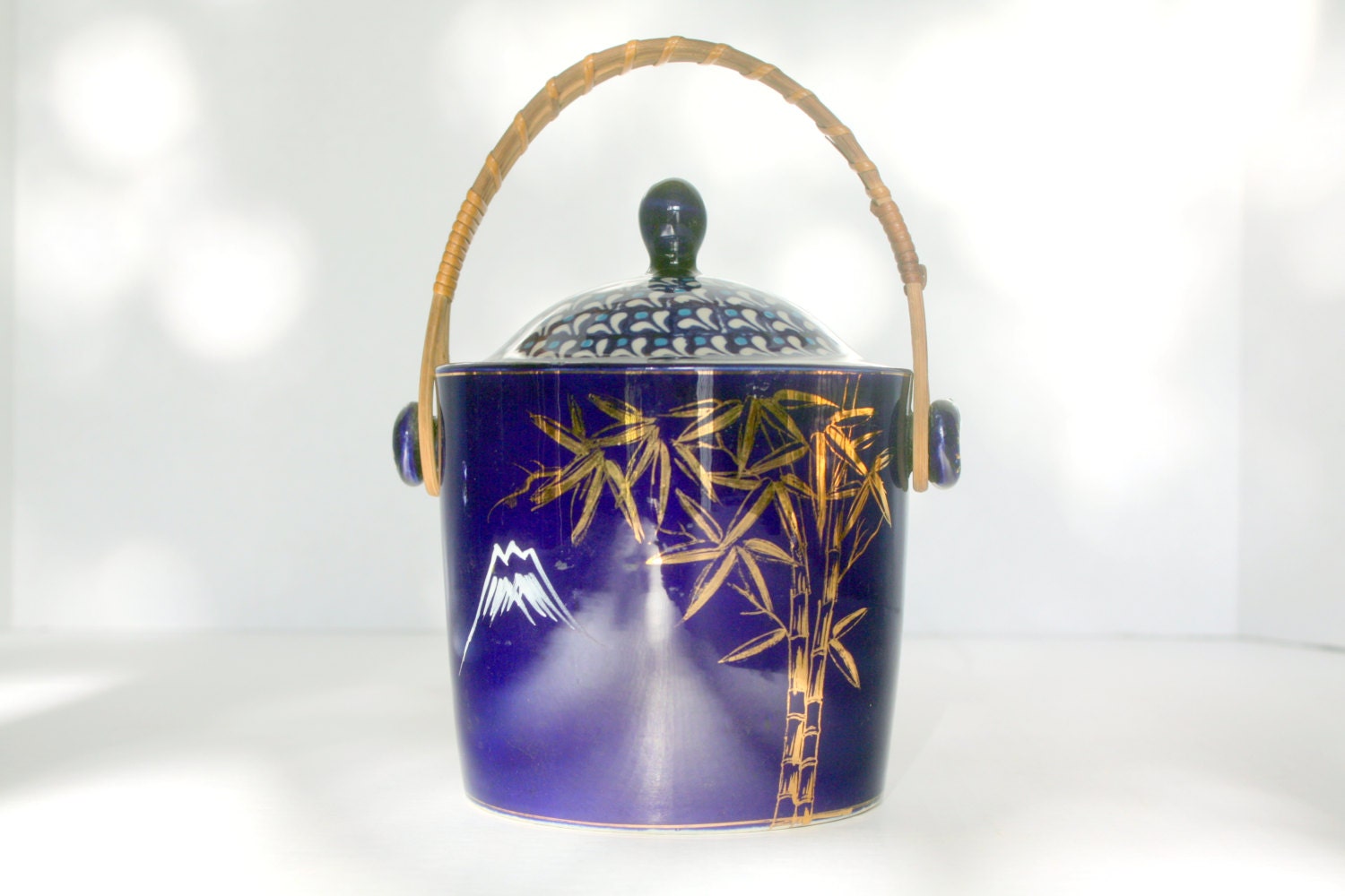 Vintage Ceramic Ice Bucket / Biscuit Jar Made in by OneDecember