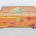 Vintage Rustic Cedar Jewelry Box Trinket Chest Woodsy Outdoors Man Cave Decor Wood Cigar Box