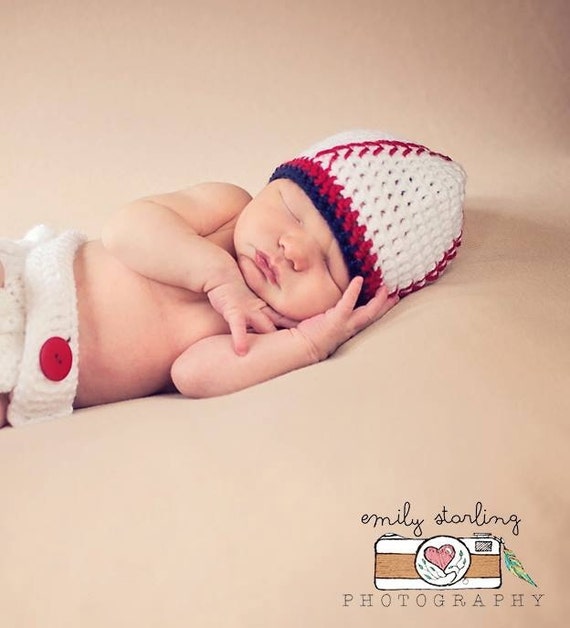Items similar to Newborn Baseball Hat, baby baseball cap, baby boy hat