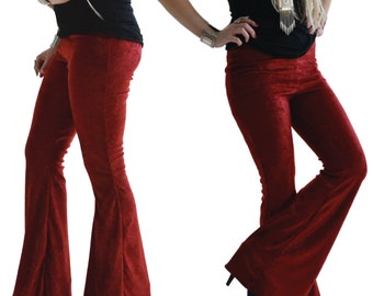 mens velvet bell bottoms