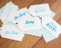 Popular items for baby boy gift tag on Etsy